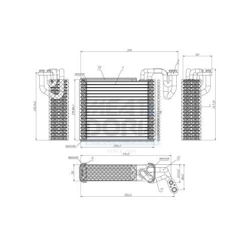 MEAT & DORIA Verdampfer, Klimaanlage 997037