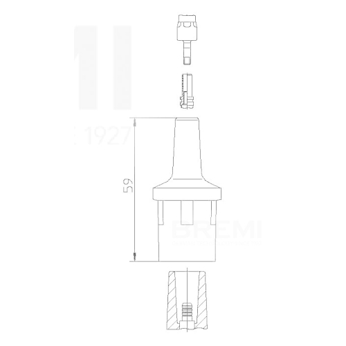 BREMI Stecker, Z&uuml;ndspule 13551