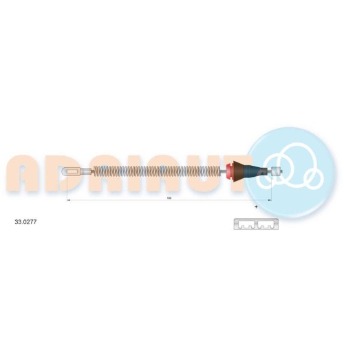 ADRIAUTO Seilzug, Feststellbremse 33.0277