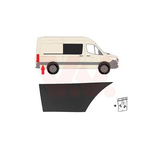 VAN WEZEL Zier-/Schutzleiste, Seitenwand 2973428