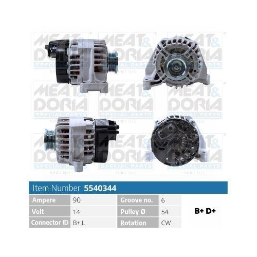 MEAT & DORIA Generator 5540344