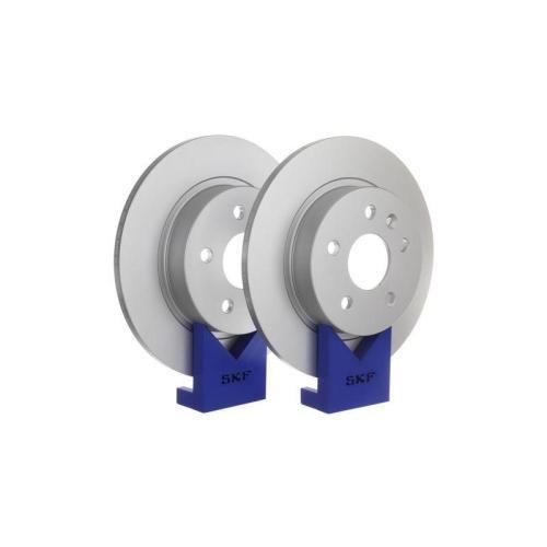 SKF Bremsensatz Bremsenset 2x Bremsscheiben+1x Bremsbelagsatz Hinten Hinterachse