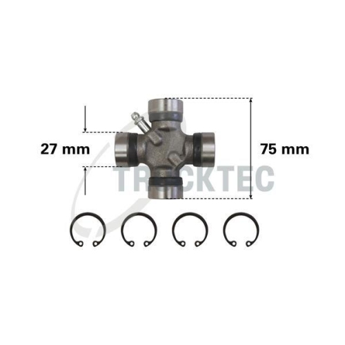 TRUCKTEC AUTOMOTIVE Gelenk, Gelenkwelle 02.34.041