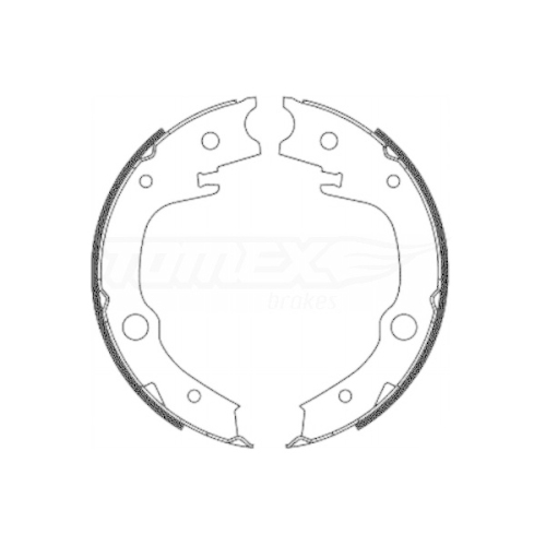 TOMEX Brakes Bremsbackensatz TX 21-86