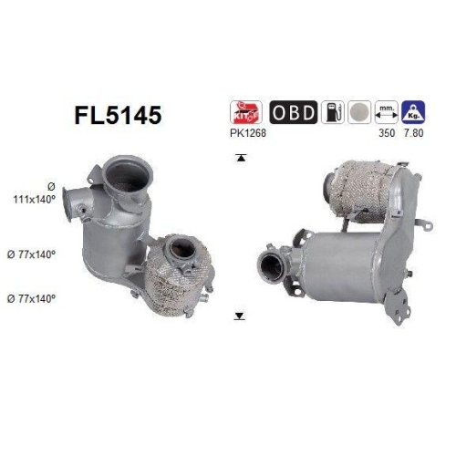 AS Ruß-/Partikelfilter, Abgasanlage FL5145