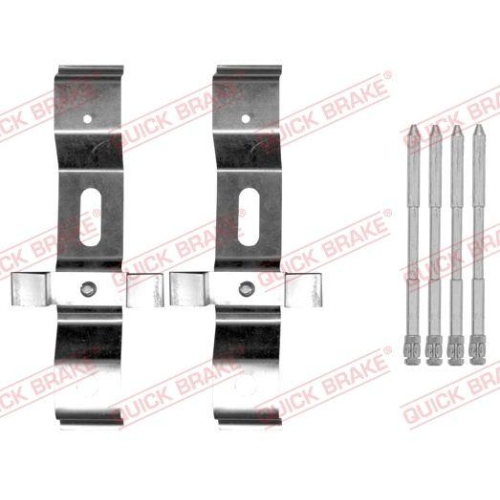 QUICK BRAKE Zubehörsatz, Scheibenbremsbelag 109-0004