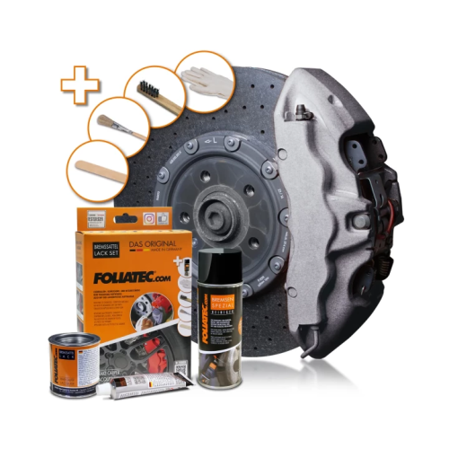 FoliaTec Bremssattellack 2172 Stratos Silber metallic Bremssattel Lack 7 teilig