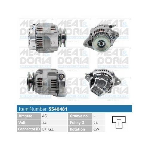MEAT & DORIA Generator 5540481