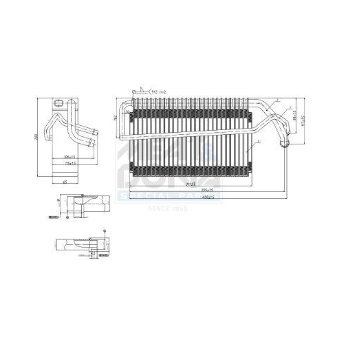 MEAT & DORIA Verdampfer, Klimaanlage 997039