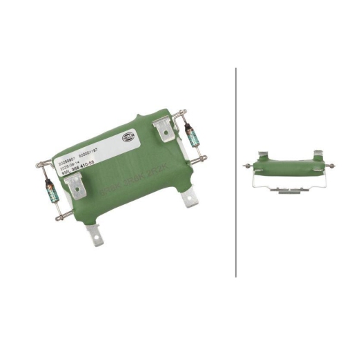 HELLA Widerstand, Innenraumgebl&auml;se 9ML 366 410-581