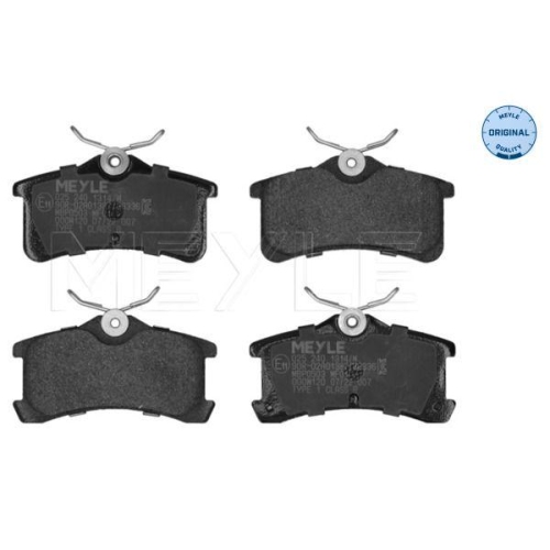MEYLE Bremsbelagsatz, Scheibenbremse MEYLE-ORIGINAL: True to OE. 025 240 1314/W