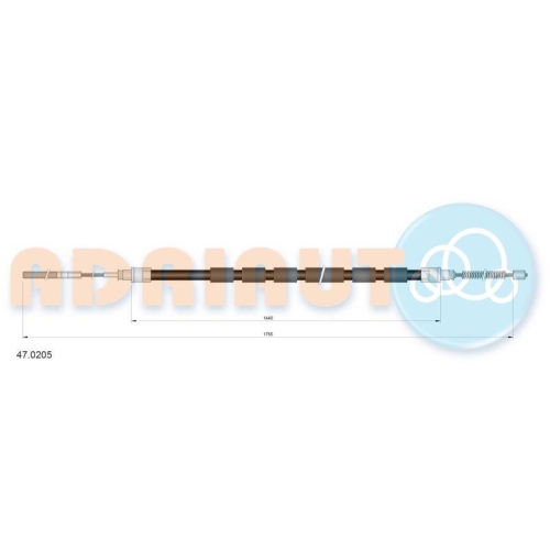 ADRIAUTO Seilzug, Feststellbremse 47.0205
