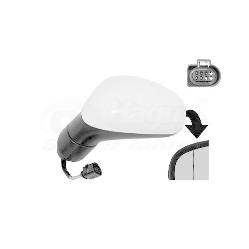 VAN WEZEL Au&szlig;enspiegel * HAGUS * 4939807