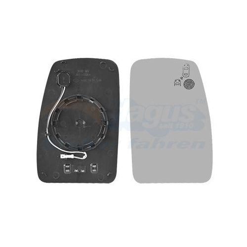 VAN WEZEL Spiegelglas, Au&szlig;enspiegel * HAGUS * 4388862