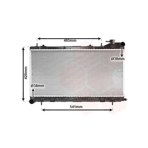 VAN WEZEL K&uuml;hler, Motork&uuml;hlung 51002045