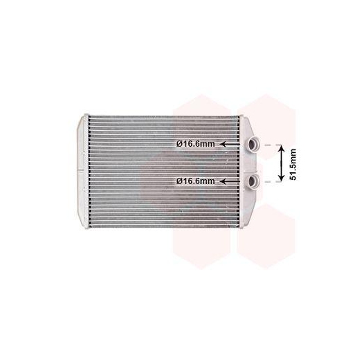 VAN WEZEL W&auml;rmetauscher, Innenraumheizung 30016702