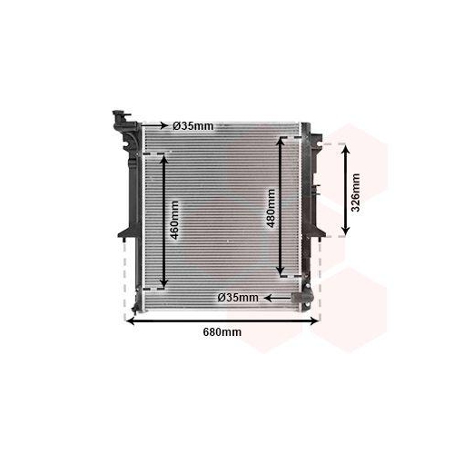 VAN WEZEL K&uuml;hler, Motork&uuml;hlung 32002203