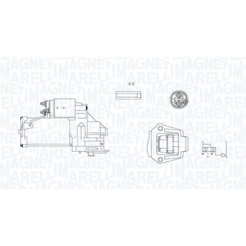 MAGNETI MARELLI Starter 063721245010
