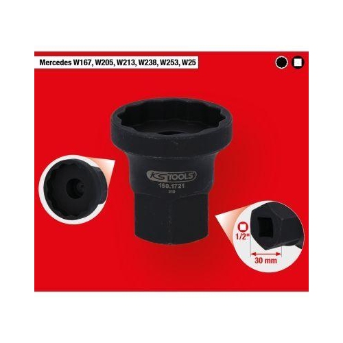 Spezial Traggelenkstecknuss f&uuml;r Mercedes, 30mm KS TOOLS 150.1721