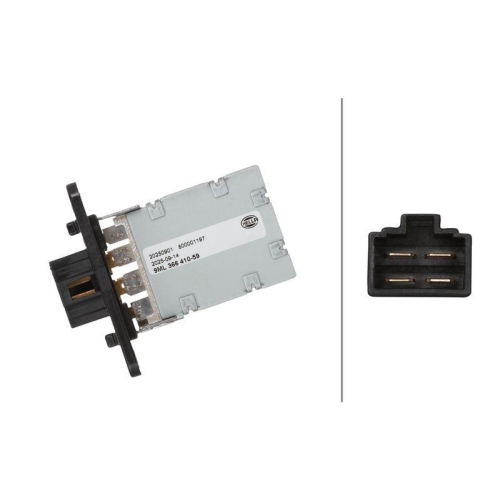 HELLA Widerstand, Innenraumgebl&auml;se 9ML 366 410-591