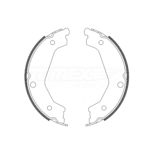 TOMEX Brakes Bremsbackensatz TX 21-88