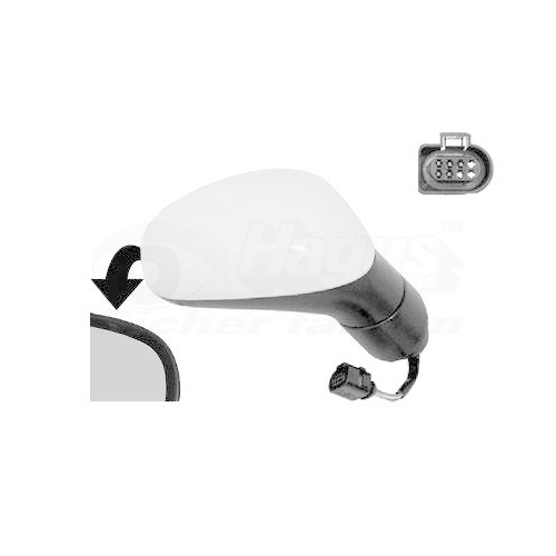 VAN WEZEL Au&szlig;enspiegel * HAGUS * 4939808