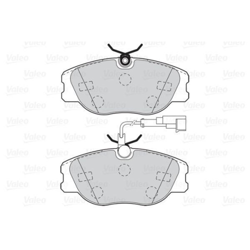 VALEO Bremsbelagsatz, Scheibenbremse ESSENTIAL 302091