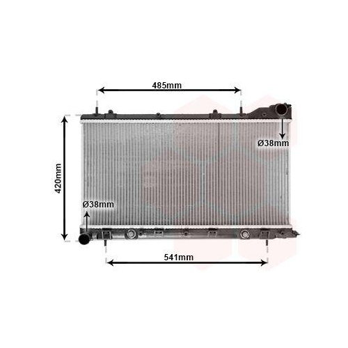 VAN WEZEL K&uuml;hler, Motork&uuml;hlung 51002048