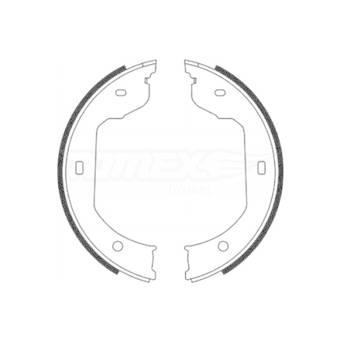 TOMEX Brakes Bremsbackensatz TX 21-90