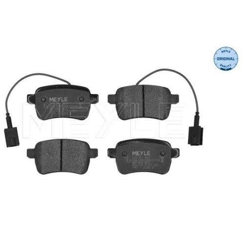MEYLE Bremsbelagsatz, Scheibenbremse MEYLE-ORIGINAL: True to OE. 025 251 5617
