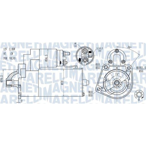 MAGNETI MARELLI Starter 063721271010