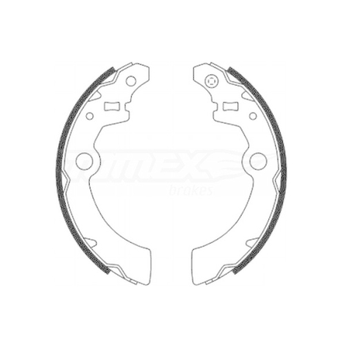 TOMEX Brakes Bremsbackensatz TX 21-91