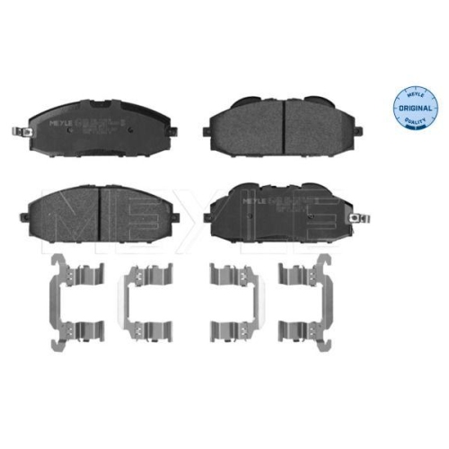 MEYLE Bremsbelagsatz, Scheibenbremse MEYLE-ORIGINAL: True to OE. 025 236 1118/W