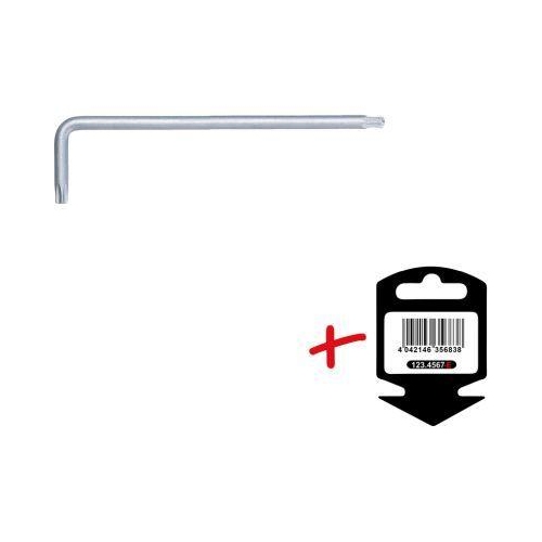 Torx-Winkelstiftschl&uuml;ssel, lang, T40 auf H&auml;nger KS TOOLS 151.2306-E