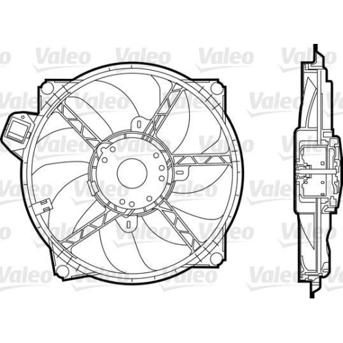 VALEO L&uuml;fter, Motork&uuml;hlung 696376