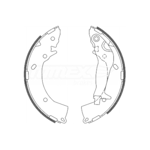 TOMEX Brakes Bremsbackensatz TX 21-92