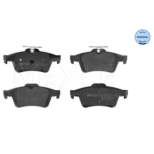 MEYLE Bremsbelagsatz, Scheibenbremse MEYLE-ORIGINAL: True to OE. 025 241 3717