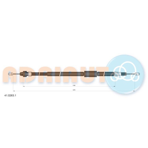 ADRIAUTO Seilzug, Feststellbremse 41.0263.1