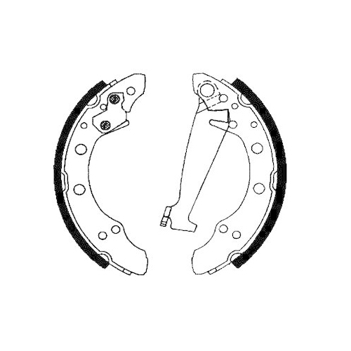 HELLA Bremsbackensatz 8DB 355 001-341