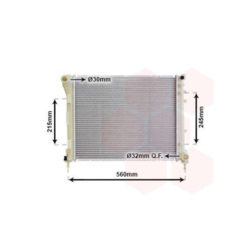 VAN WEZEL K&uuml;hler, Motork&uuml;hlung 17002403