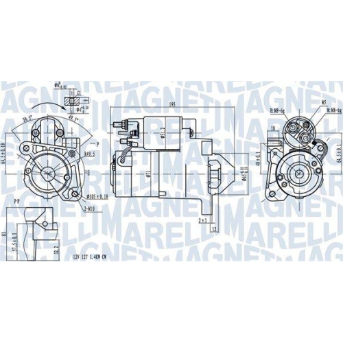 MAGNETI MARELLI Starter 063721273010