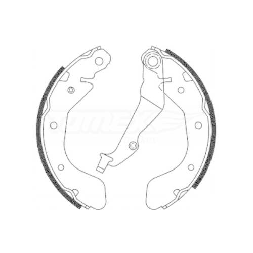 TOMEX Brakes Bremsbackensatz TX 21-93