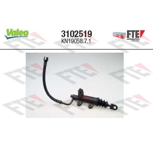 VALEO Nehmerzylinder, Kupplung FTE CLUTCH ACTUATION 3102519