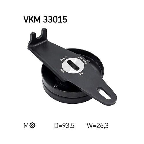 SKF Umlenk-/F&uuml;hrungsrolle, Keilrippenriemen