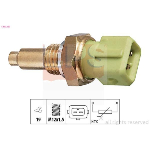 EPS Sensor, K&uuml;hlmitteltemperatur Made in Italy - OE Equivalent