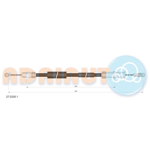 ADRIAUTO Seilzug, Feststellbremse 27.0230.1