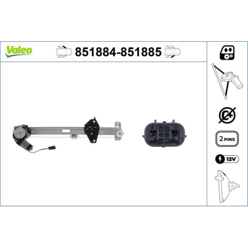 VALEO Fensterheber 851884