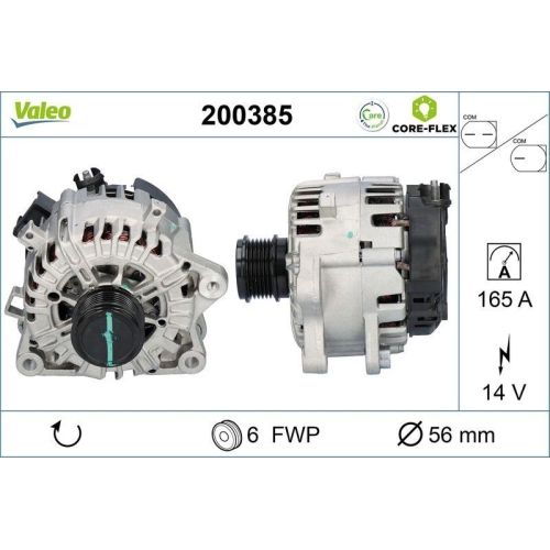 VALEO Generator VALEO CORE-FLEX 200385