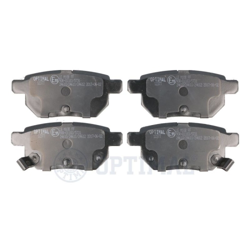 OPTIMAL Bremsbelagsatz, Scheibenbremse BP-12377