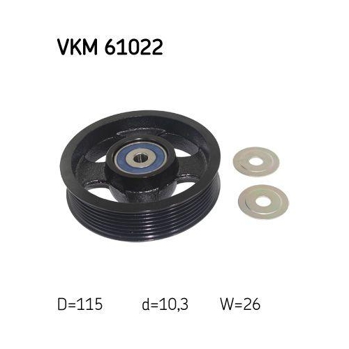 SKF Umlenk-/Führungsrolle, Keilrippenriemen